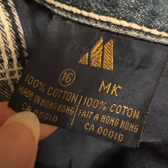 Gloria Vanderbilt Vintage Y2K High Rise Straight Leg Jeans - 4/6 - Picture 3 of 8